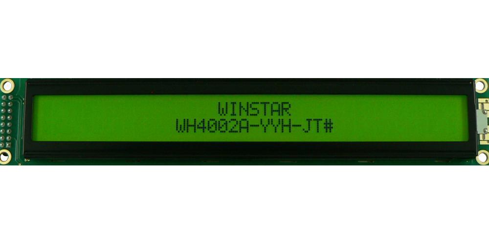 LCD Display Module, 40x2, Blue / White - WINSTAR