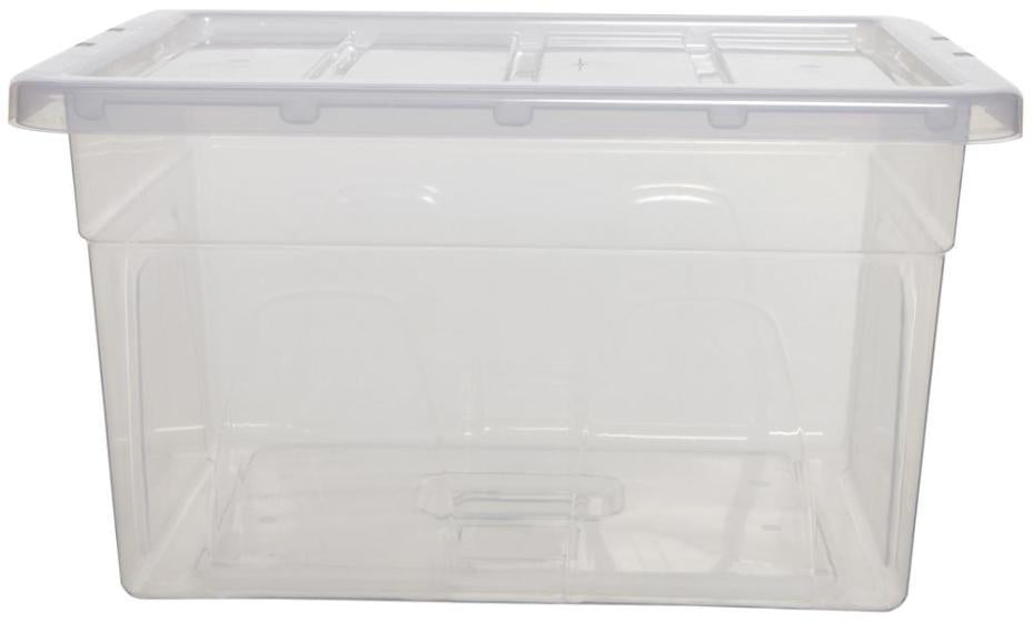 45cm 32L Spacemaster Midi Storage Box - 260mm x 370mm x 450mm - WHITEFURZE