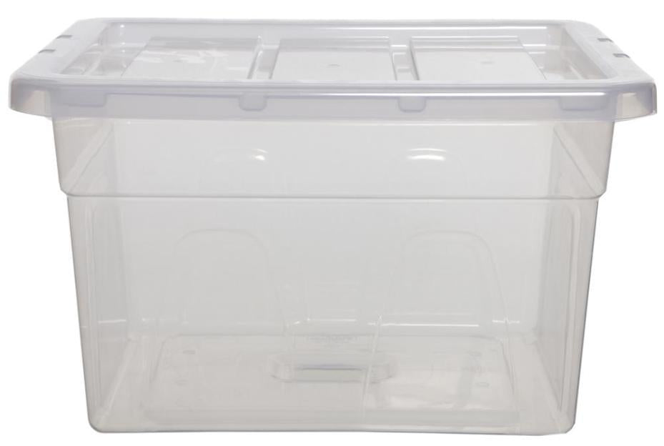 40cm 22L Spacemaster Maxi Storage Box - 245mm x 320mm x 400mm - WHITEFURZE