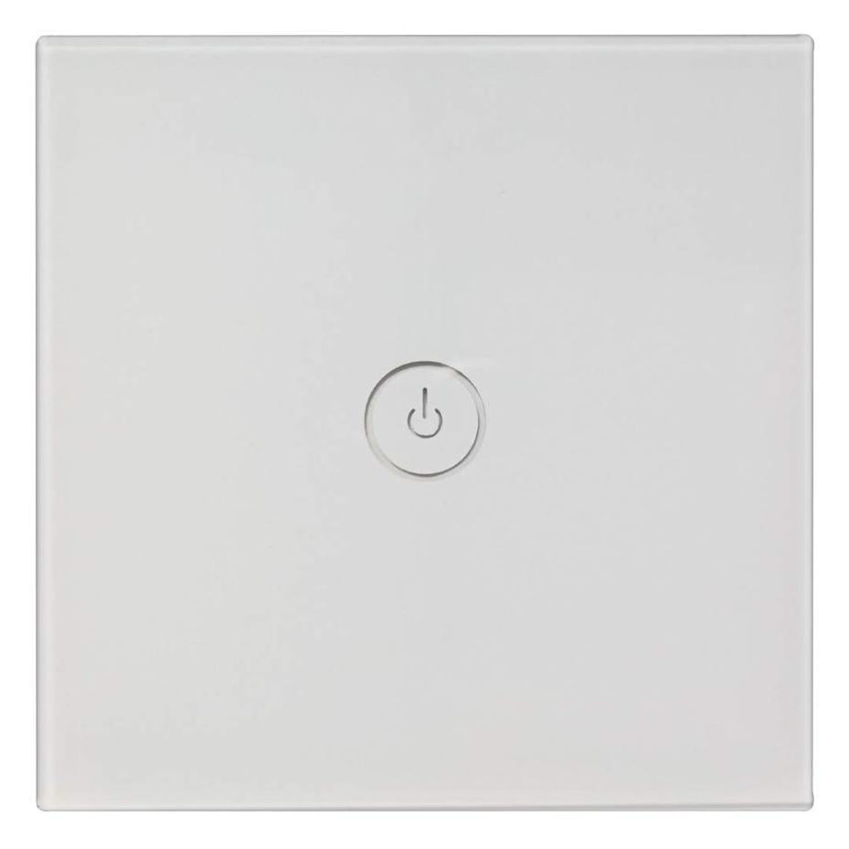 1-Gang Smart Light Switch, White - TCP