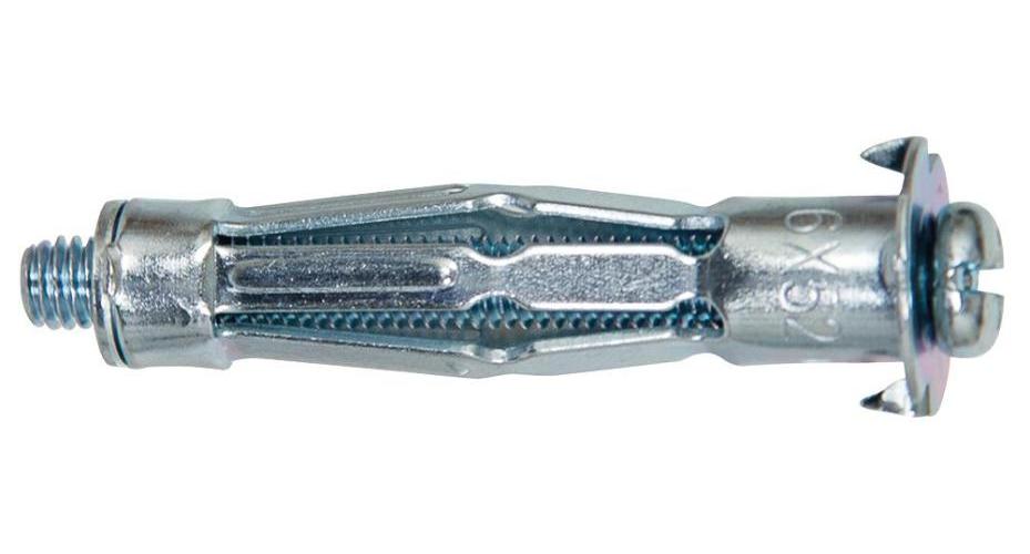 M5 x 37mm HM-S Metal Hollow Wall Anchors, 50 Pack - FISCHER FIXINGS