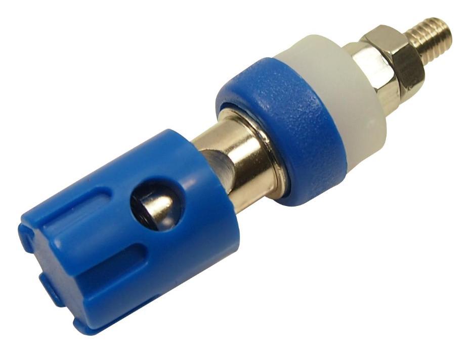 Panel Mount Binding Post, Blue, 15A - CLIFF ELECTRONIC COMPONENTS