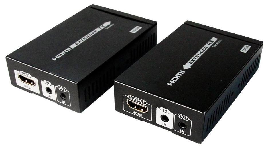 4K UHD HDMI over Cat5e / Cat6 HDBaseT Extender with IR, 100m - PRO SIGNAL