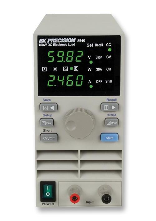 150W DC Electronic Load with Short Mode Function to Simulate Shorts - B&K PRECISION