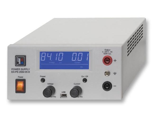 100W Bench Top Power Supply with a 0V-84V Output Voltage and 0A-5A Output Current, Euro UK Plug - EA ELEKTRO-AUTOMATIK