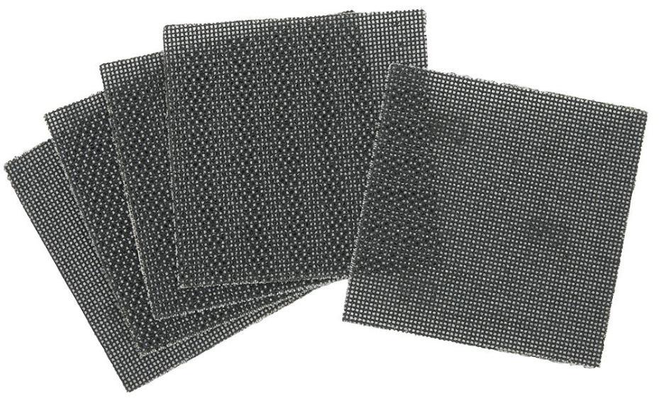 1/4 Mesh Sanding Sheets 115 x 115mm 80 Grit - 5 Pack - DEWALT