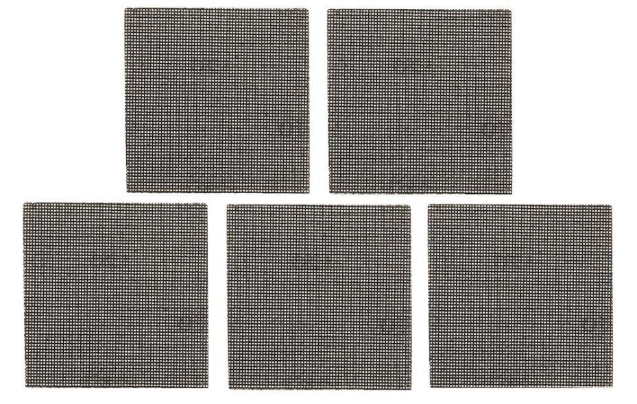 1/4 Mesh Sanding Sheets 115 x 115mm 120 Grit - 5 Pack - DEWALT