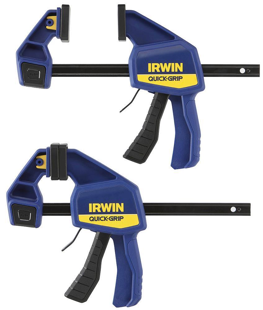 150mm (6") Medium Duty One-Handed Bar Clamps, 2 Pack - IRWIN QUICK-GRIP