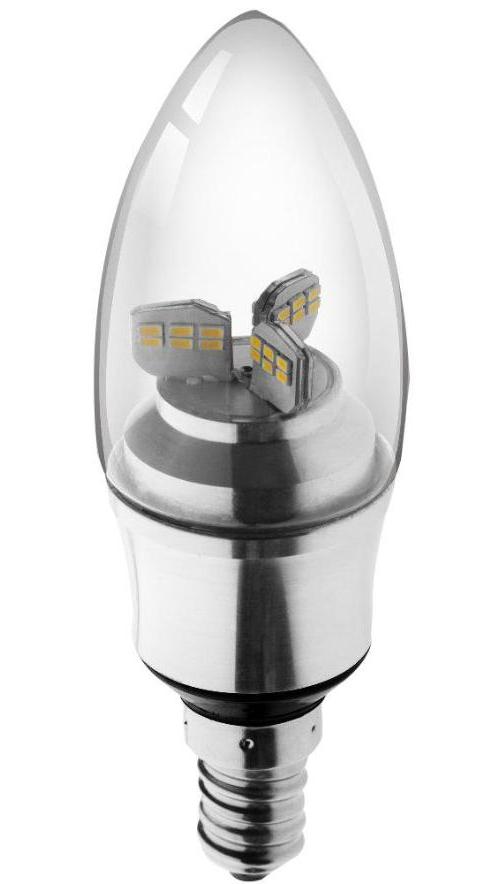 5.5W LED Candle Lamp, 360lm, 2700K - UNBRANDED