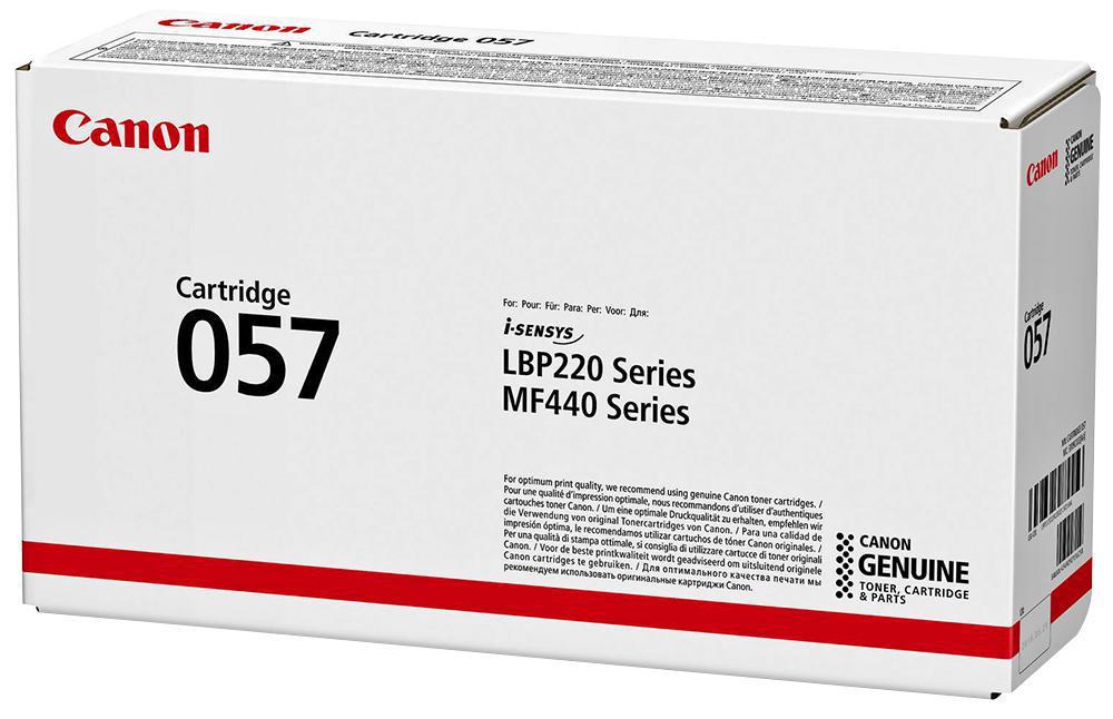 057BK Toner Cartridge, Black - 3100 Pages - CANON