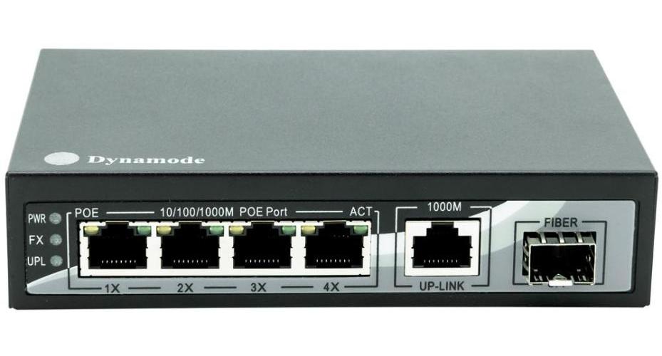 4 PORT GIGABIT ETHERNET POE DESK SWITCH - SW40010-G-POE