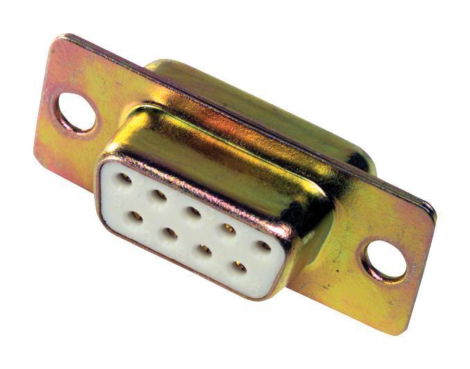 D Sub Socket 9 Way, DE, Solder Cup - SPC15411