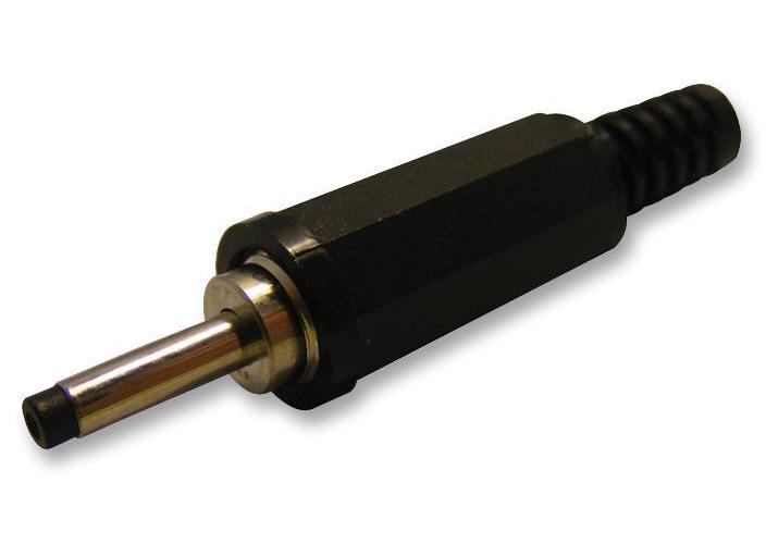 0.7mm DC Plug, 2A, Black - MP-201