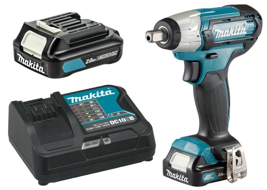 12Vmax CXT 2x 2Ah Li-Ion Cordless 1/2" Impact Wrench Kit - TW141DWAE