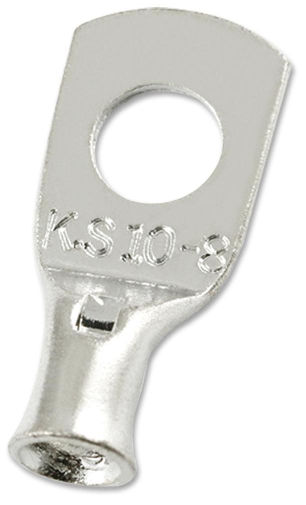 10.0mm² Copper Crimp Terminal Lug, 8AWG, M10 - MC000749