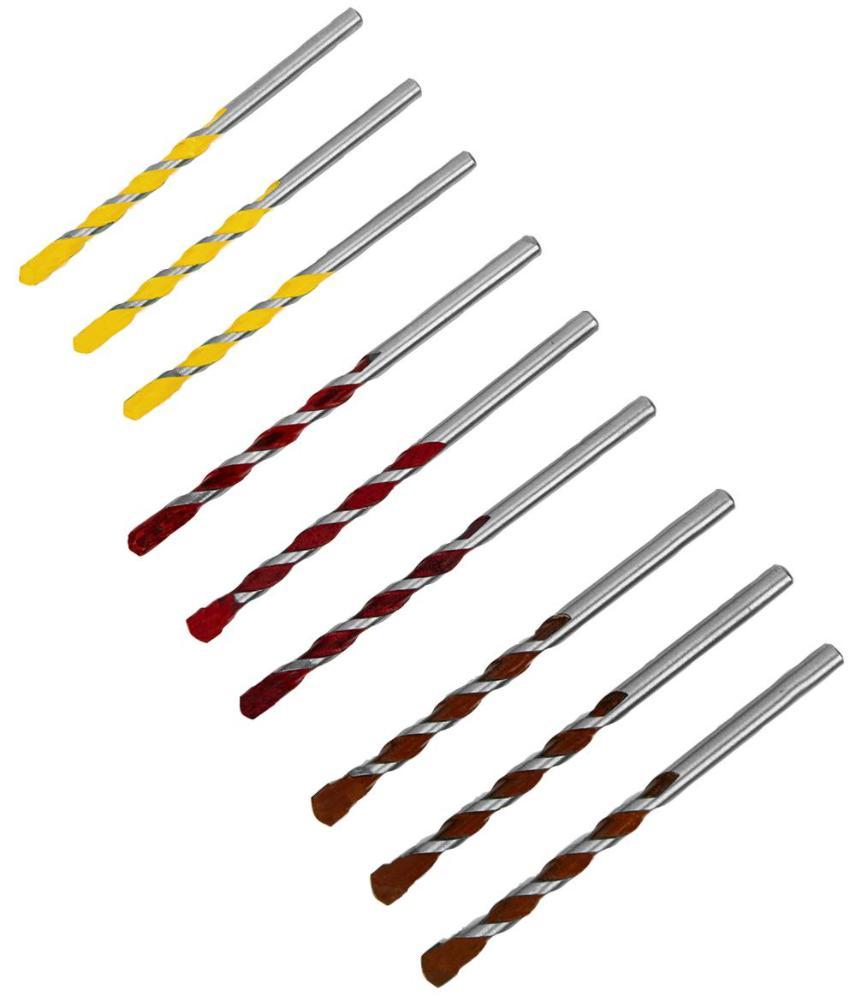 Masonry Colour Drill Bit Set, 9 Piece - T3113
