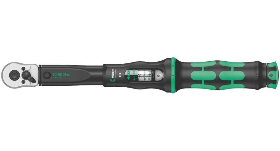 1/2" Click-Torque Torque Wrench with Reversible Ratchet, 10Nm - 50Nm - 05075620001