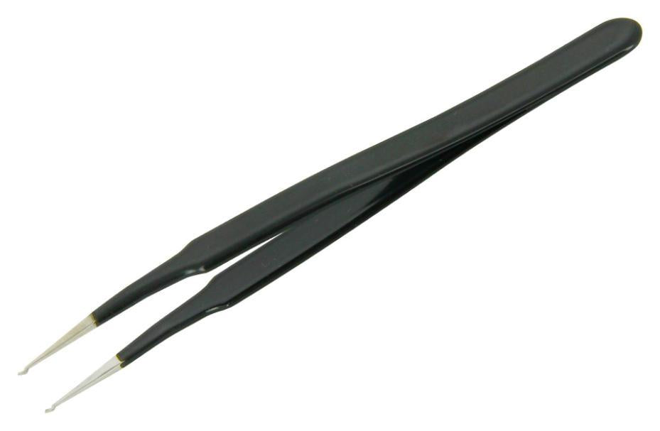 120mm Precision Tweezers - ESD SMD Straight Flat Tips - DT000030