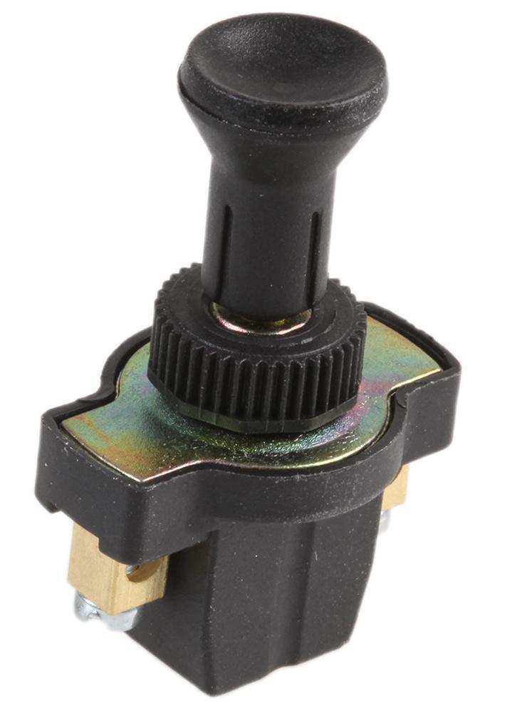 Push Pull Switch, On Off, Latching, 12V DC, 16A, - 2423