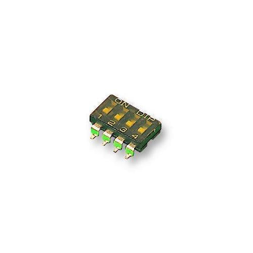 SMD End Stackable DIP Slide Switch, 4 Way - MCEMR-04-T