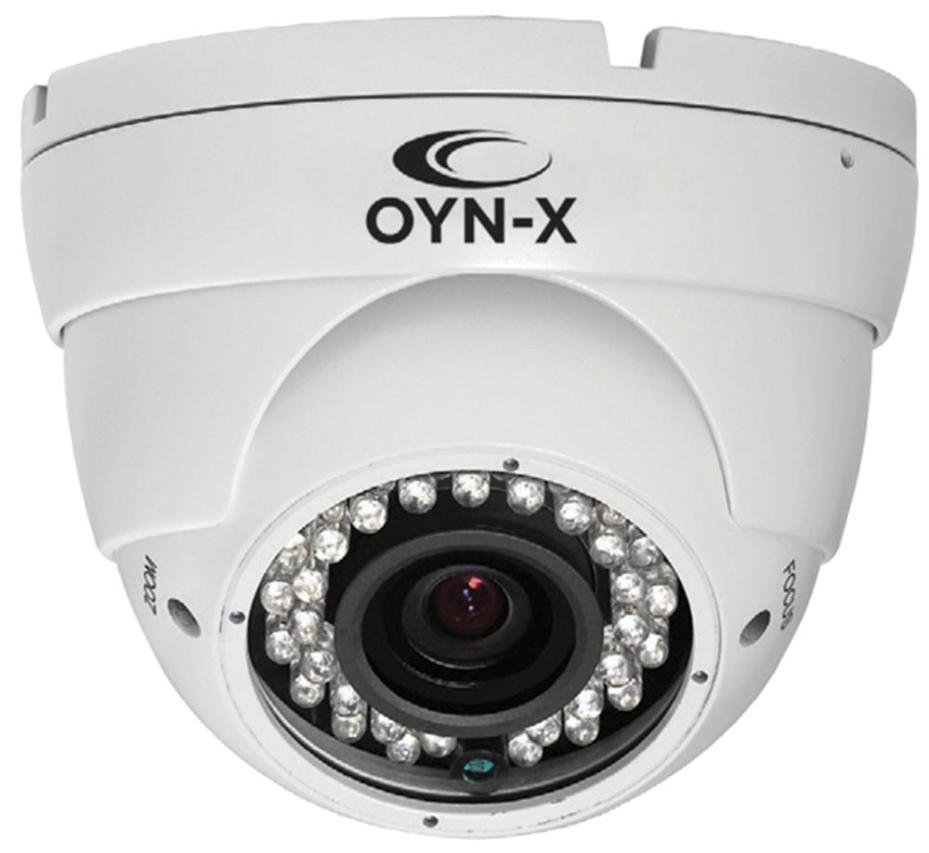 4K 8MP 4-in-1 Varifocal Turret Camera, IP66, White - 4K-TUR-VFW