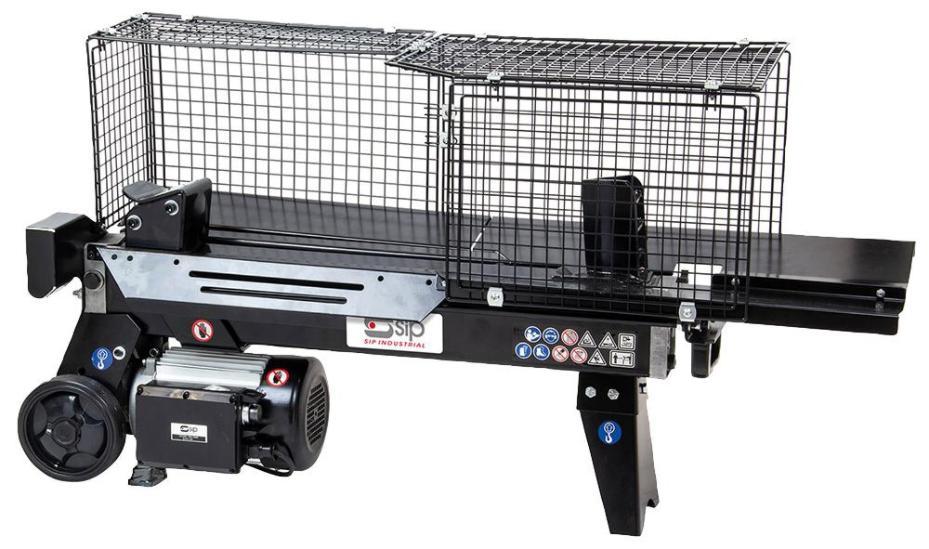 5 Ton Horizontal Log Splitter with Cage - 1976