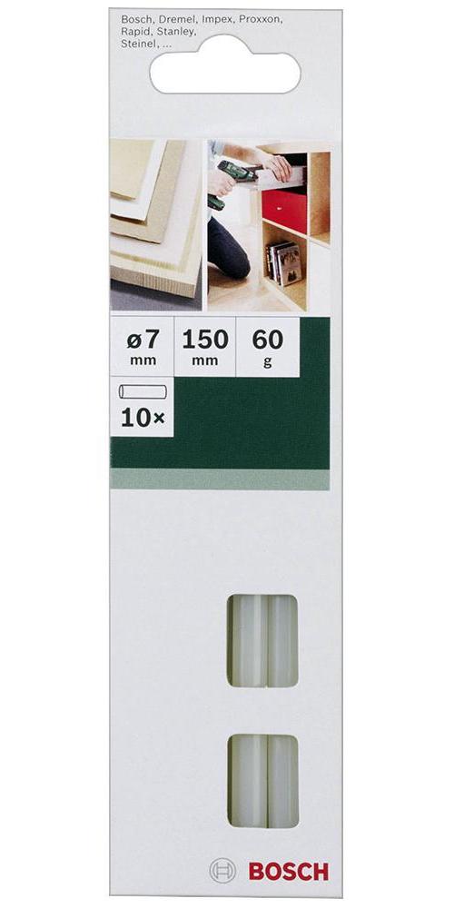 150mm x 7mm Milky Glue Sticks, 10 Pack - 2609256A03