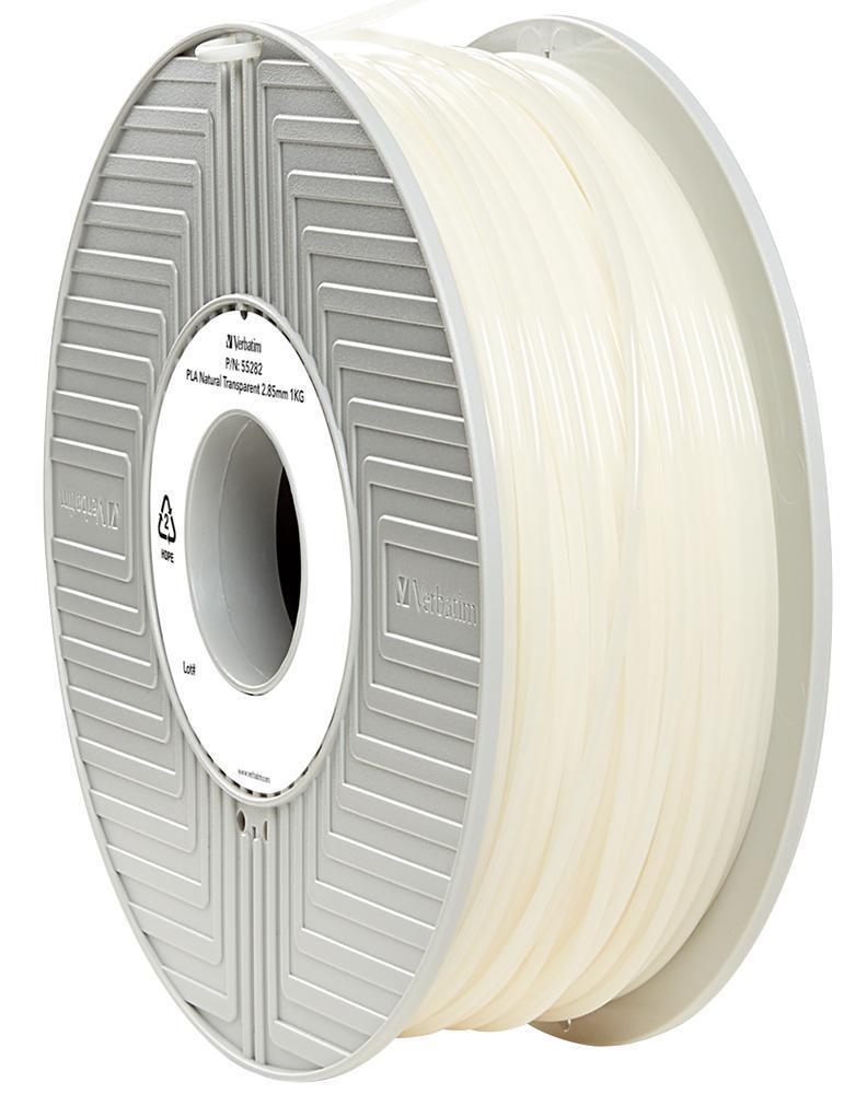 1.75mm Transparent PLA Filament for 3D Printer, 334m Reel, 1kg - VB55317