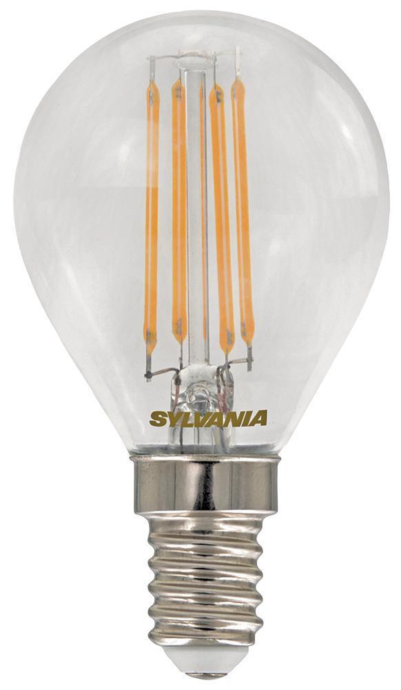 4.5W Retro Filamant Golf Ball LED Bulb, E14, Warm White, 470lm (Pack of 4) - 0028216