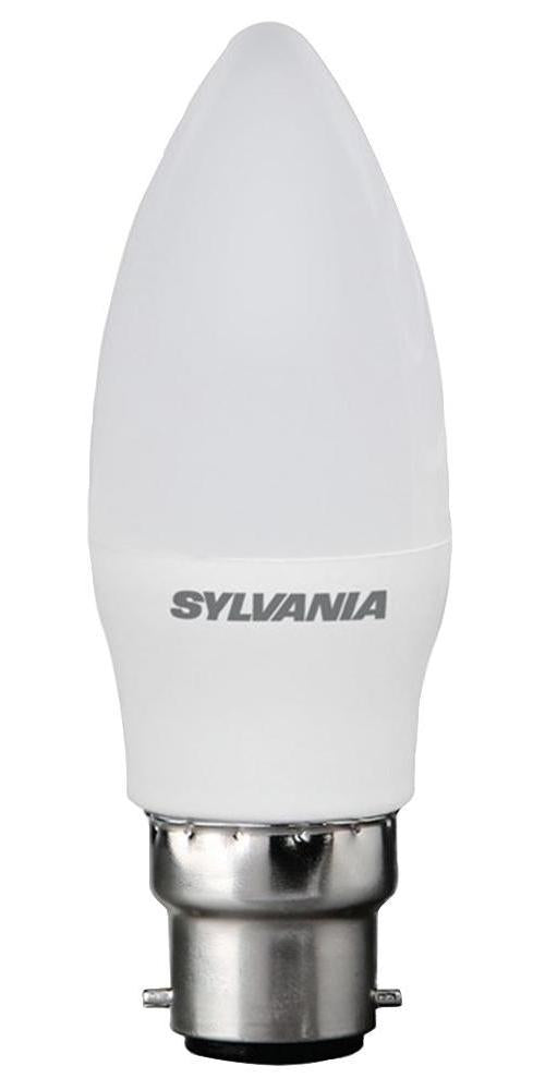 5W LED Candle Bulb, B22, 470lm, 2700K - 0028398