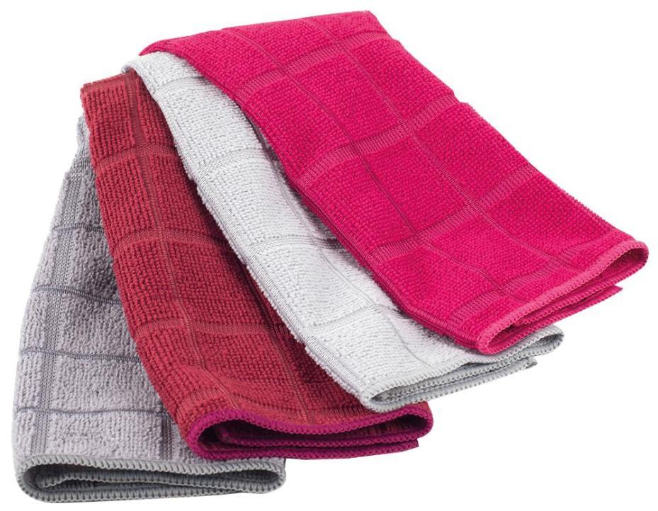 Microfibre Cleaning Cloths, 4 Pack - KL062659CDUEU