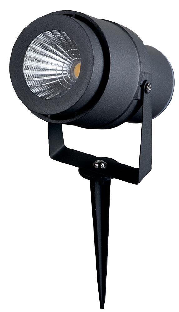 12W LED Garden Spike Light, 720lm, 4000K, Grey, IP65 - VT-857 7551