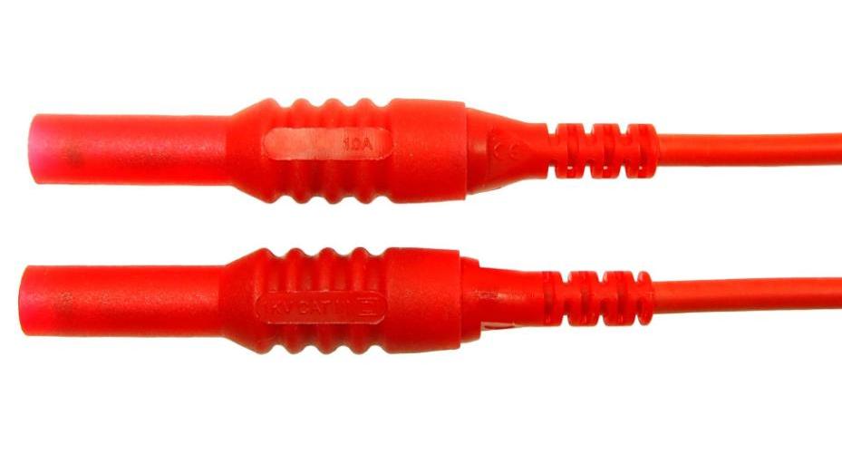 4mm Banana Plug to Banana Plug Leads, Green, 10A, 1kV, 1.5m - MP002196