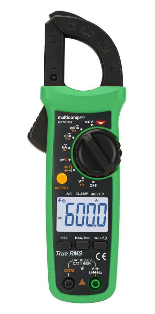 600A AC/DC Clamp Meter, 28mm Jaw - MP760609