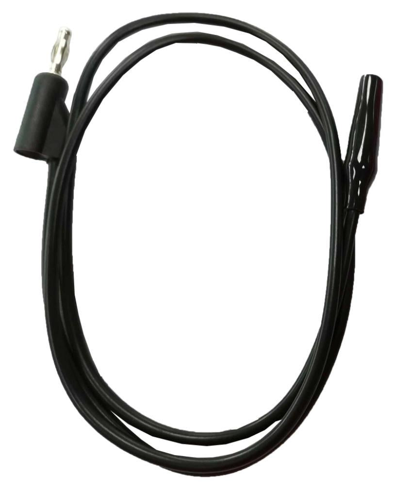 4mm Banana Plug to Crocodile Clip Lead, 30V AC, 60V DC, 5A, 300mm, Black - MP770272