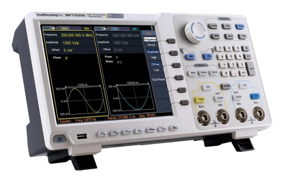 2-Channel Arbitrary Waveform Generator, 80MHz - MP750288