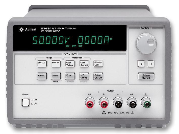 1 Output 200W Programmable Bench Top DC Power Supply with GPIB and RS232 Connectivity - E3634A