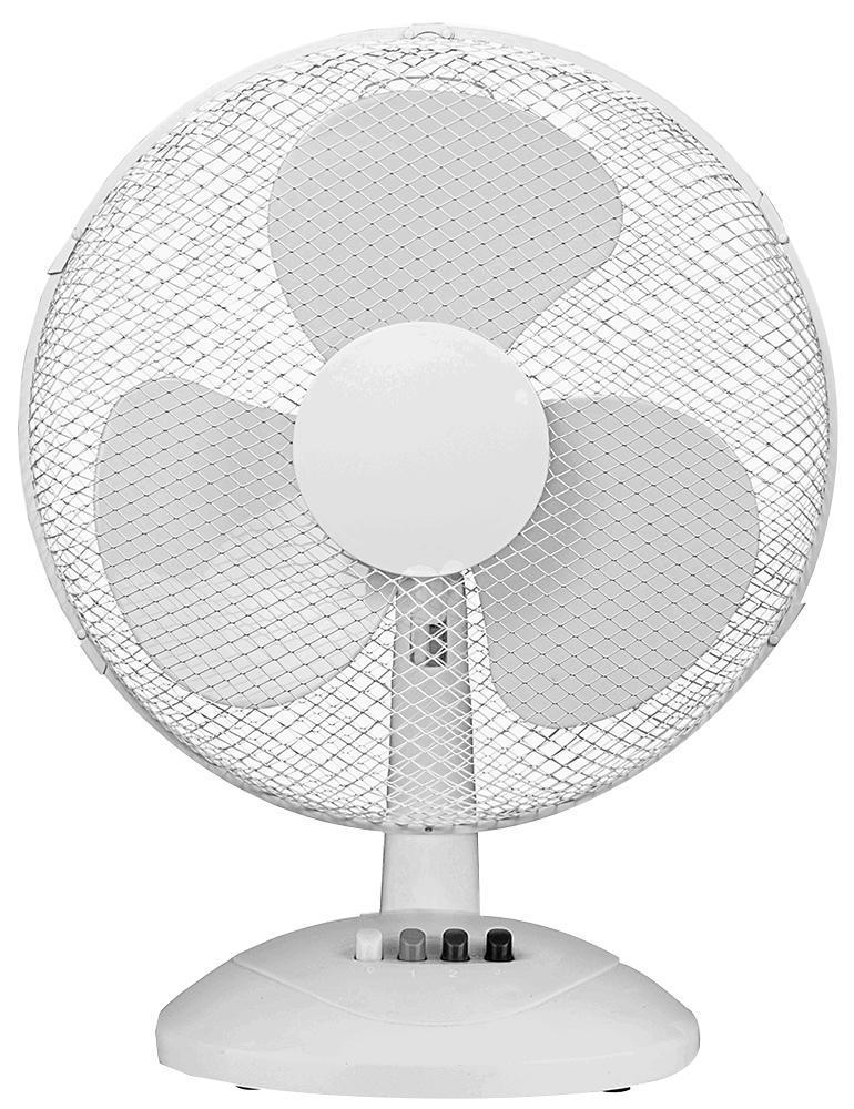 16" Desk Fan, White - PEL01922