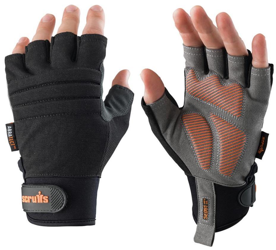 Trade Fingerless Gloves, Large - T51004