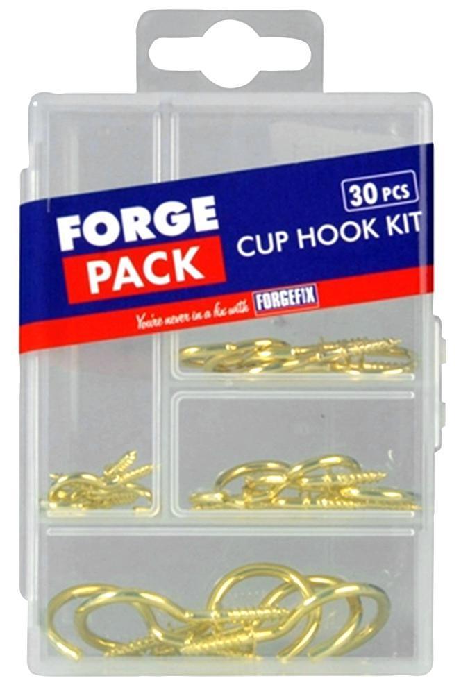 Assorted Cup Hooks Kit, 30 Piece - FPCUPSET