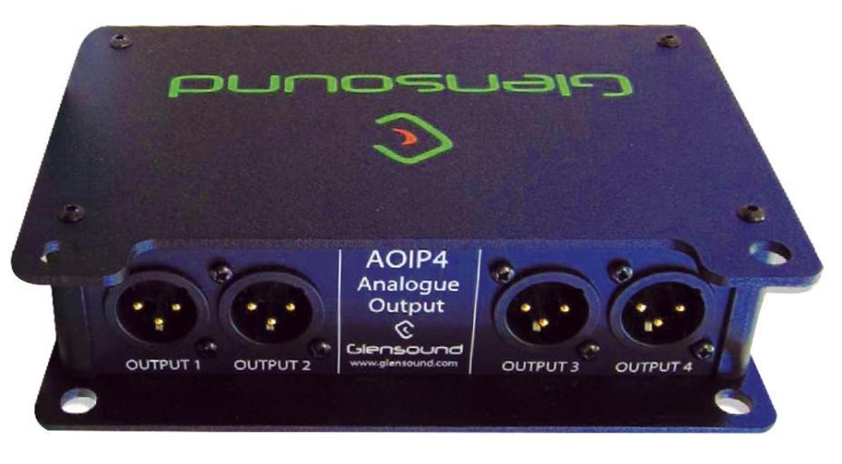 4CH AoIP Output Interface with Dante/AES67 - AOIP-4O