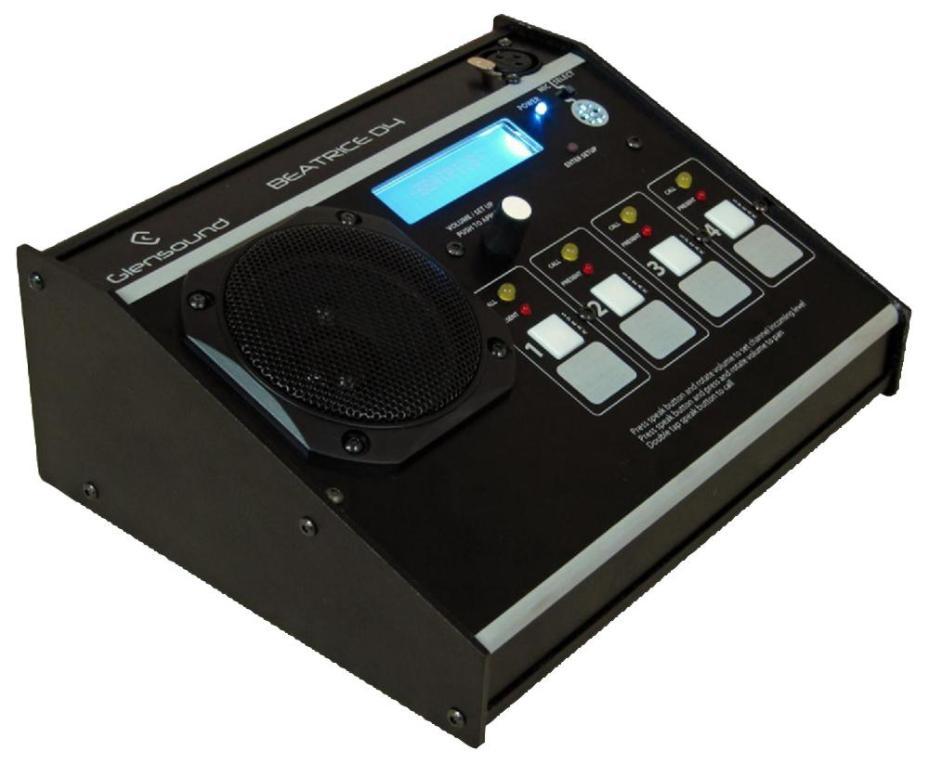 4CH Network Audio Desktop Intercom with Dante/AES67 - BEATRICE D4