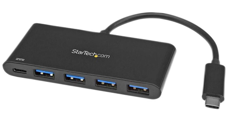 4 Port USB 3.1 Gen 1 Hub with Power Delivery, USB-C to 4x USB-A - HB30C4AFPD