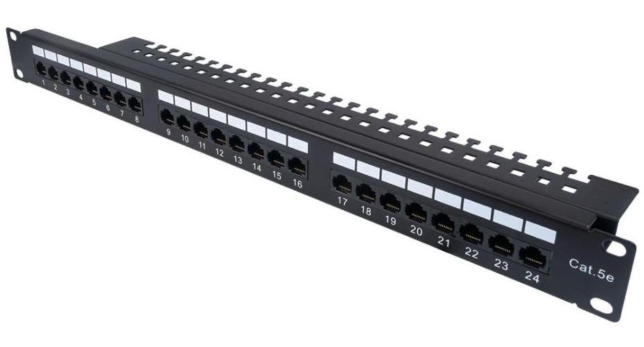 24 Port Cat5e RJ45 Patch Panel - FF24KD