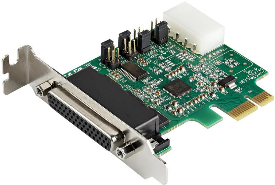4 Port RS232 Serial PCI-Ex Adaptor Card with 16950 UART, Low Profile Bracket - PEX4S953LP