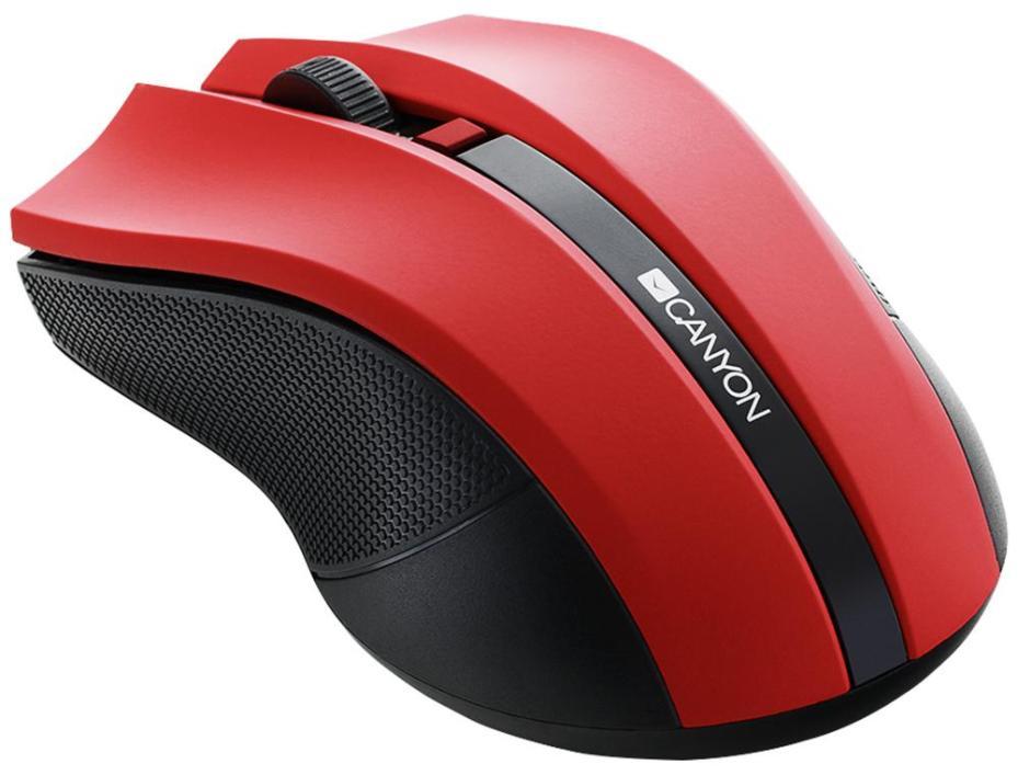 Wireless Optical Mouse, Red - CNE-CMSW05R