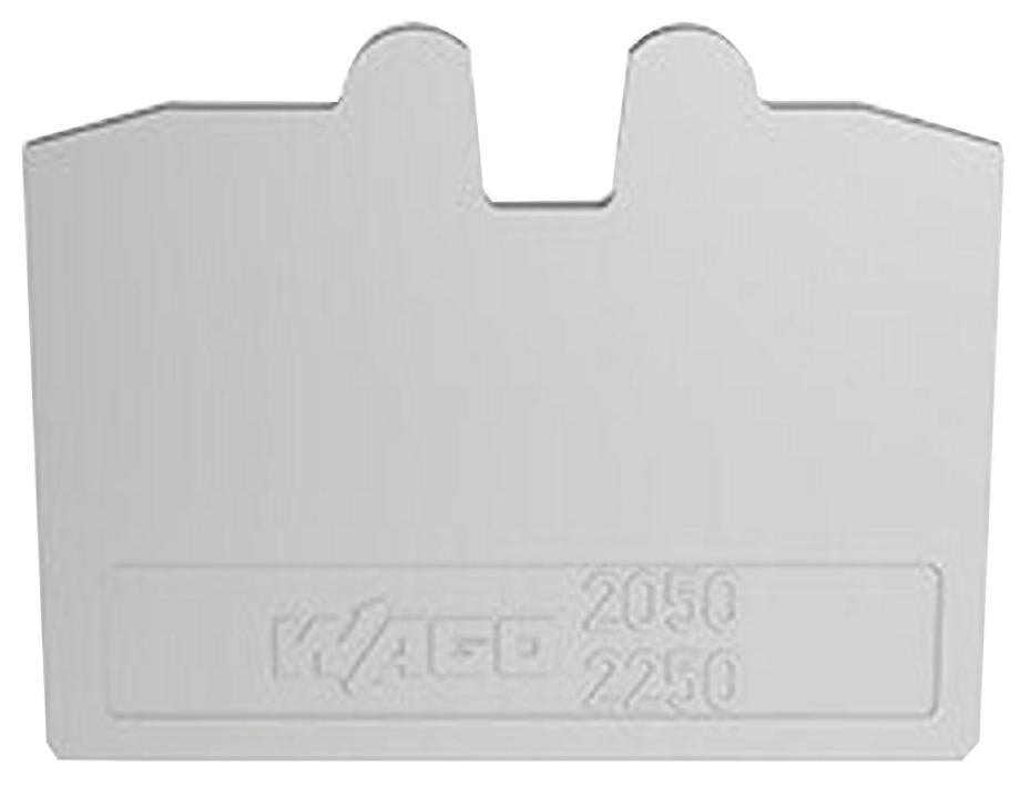 1.1mm End and Intermediate Plate, Grey, 2050 Series - 2050-1291