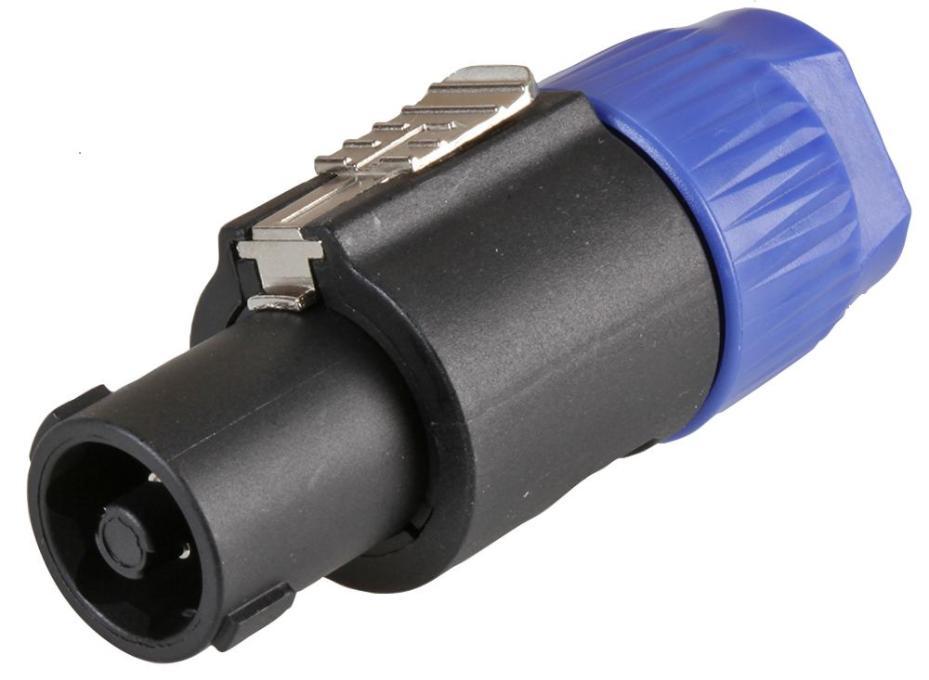 4 Pole Ciruclar Inline Speaker Plug - PSG08751
