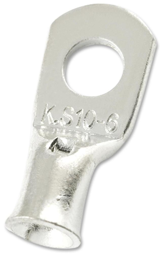 10.0mm² Copper Crimp Terminal Lug, 8AWG, M5 - MC000746