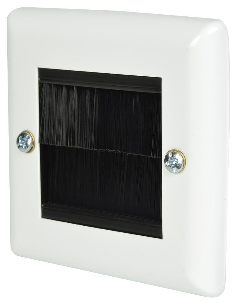 1 Gang Steel Brush Plate - 123.271UK